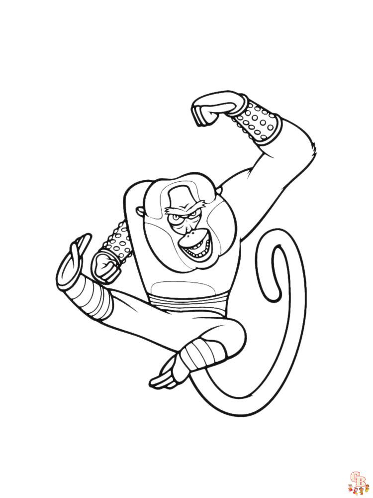 coloriage Kung Fu Panda