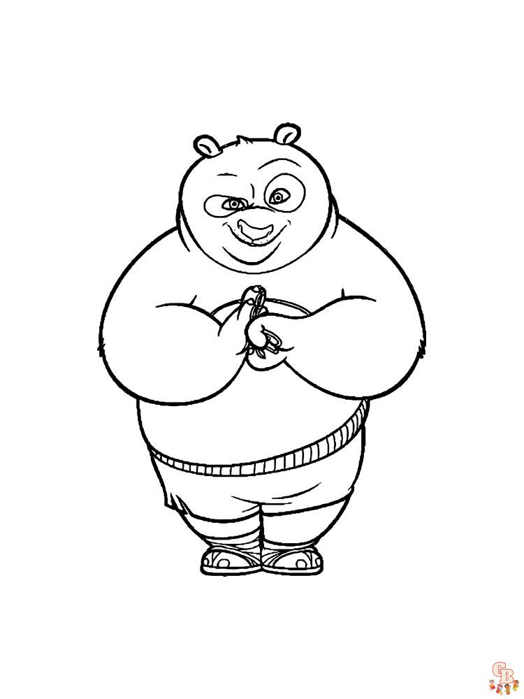 coloriage Kung Fu Panda