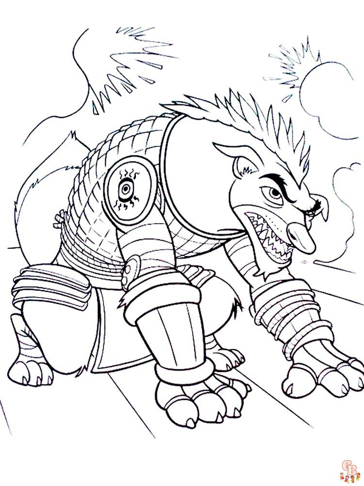 coloriage Kung Fu Panda