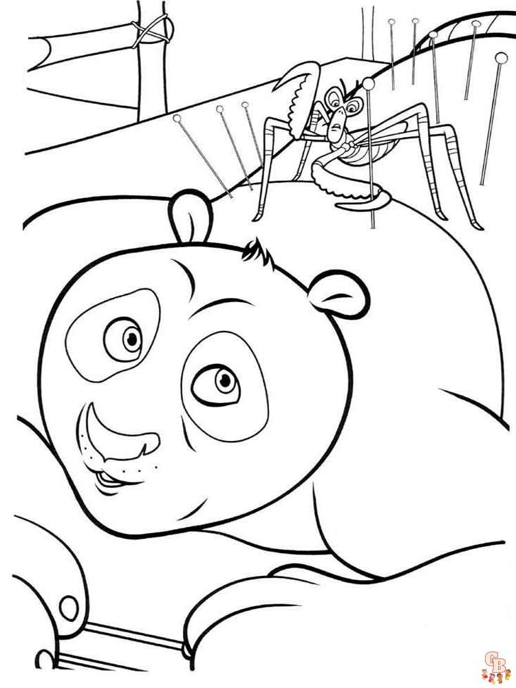 coloriage Kung Fu Panda