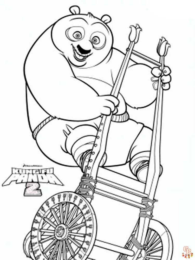 coloriage Kung Fu Panda