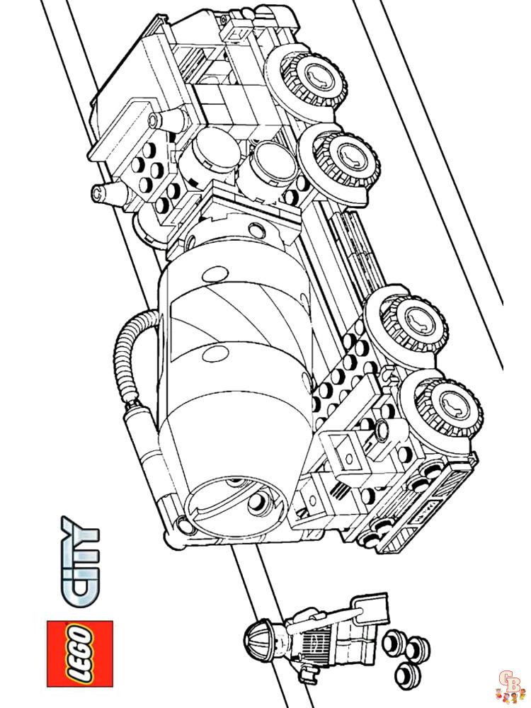coloriage Lego City