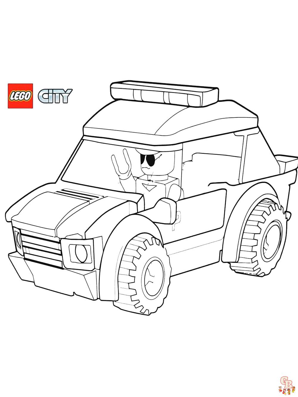 coloriage Lego City