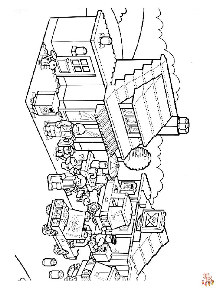 coloriage Lego City