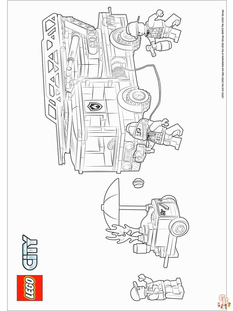 coloriage Lego City