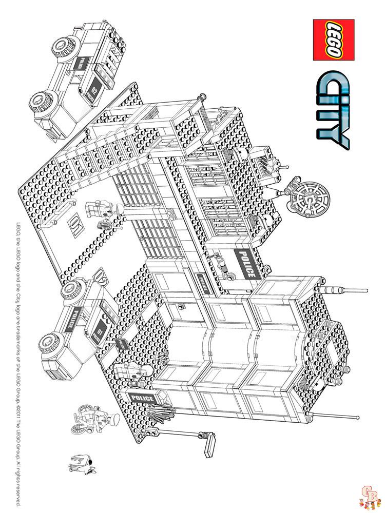 coloriage Lego City