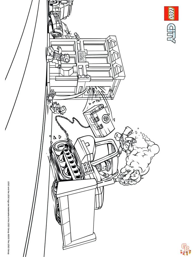 coloriage Lego City