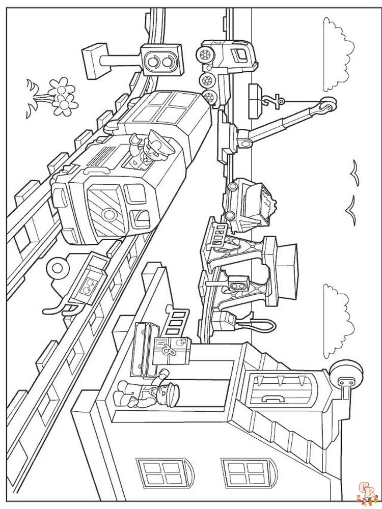 coloriage Lego City