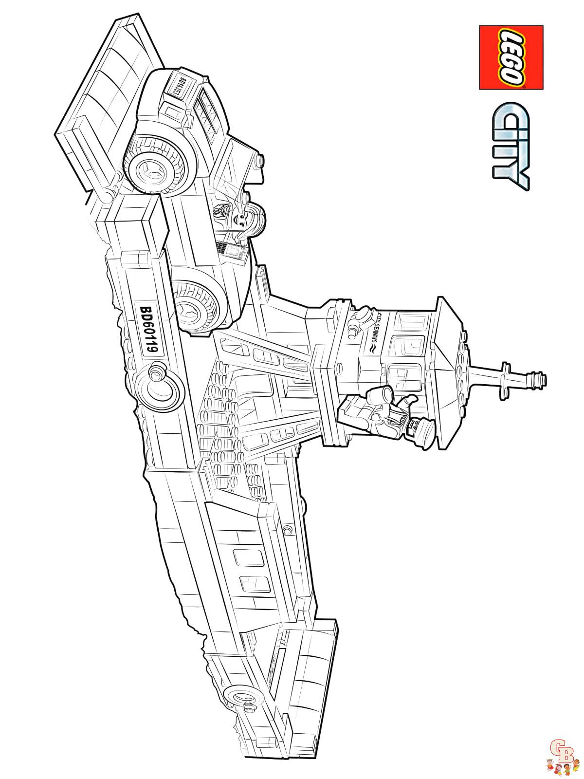 coloriage Lego City