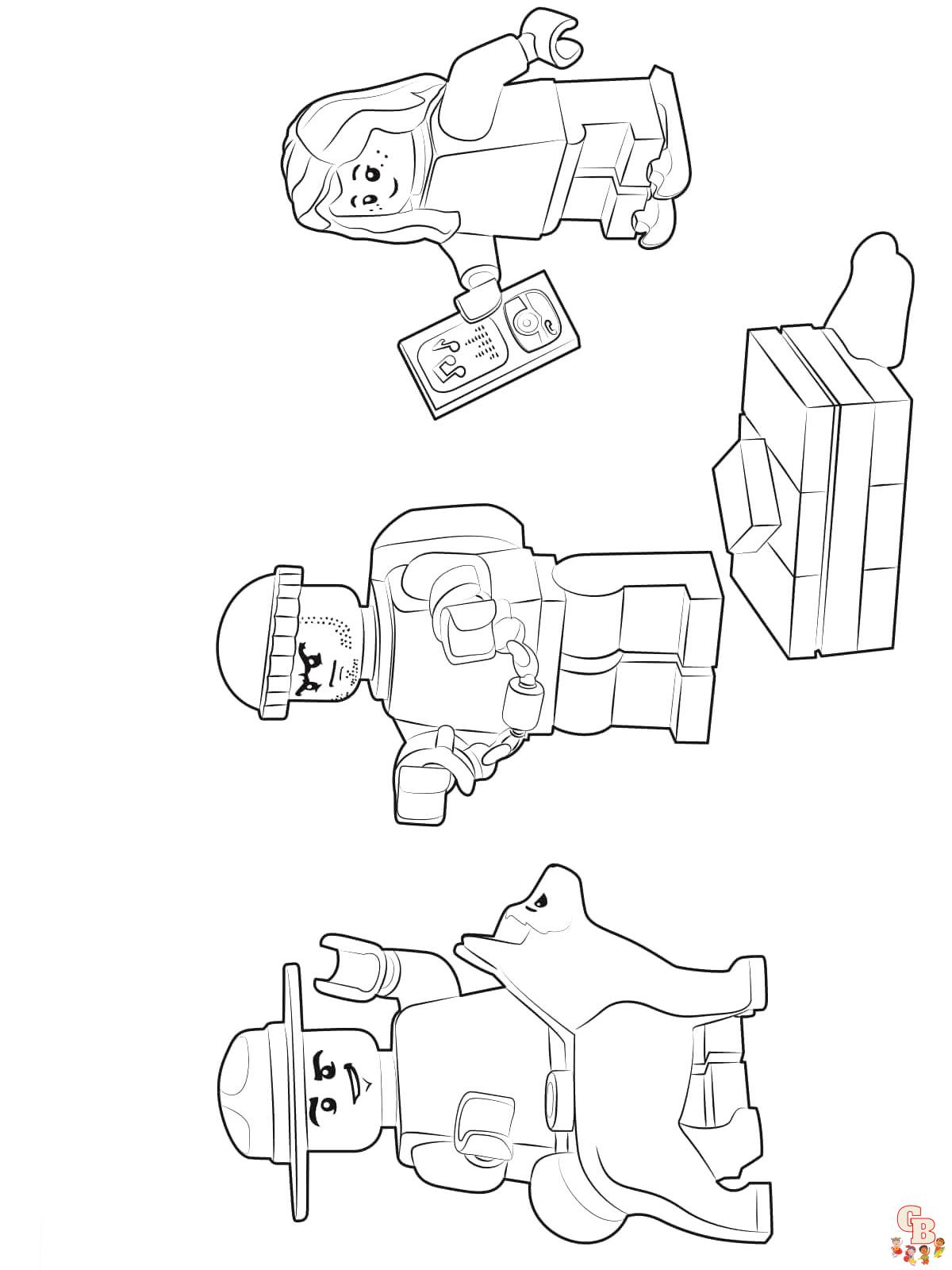 coloriage Lego City