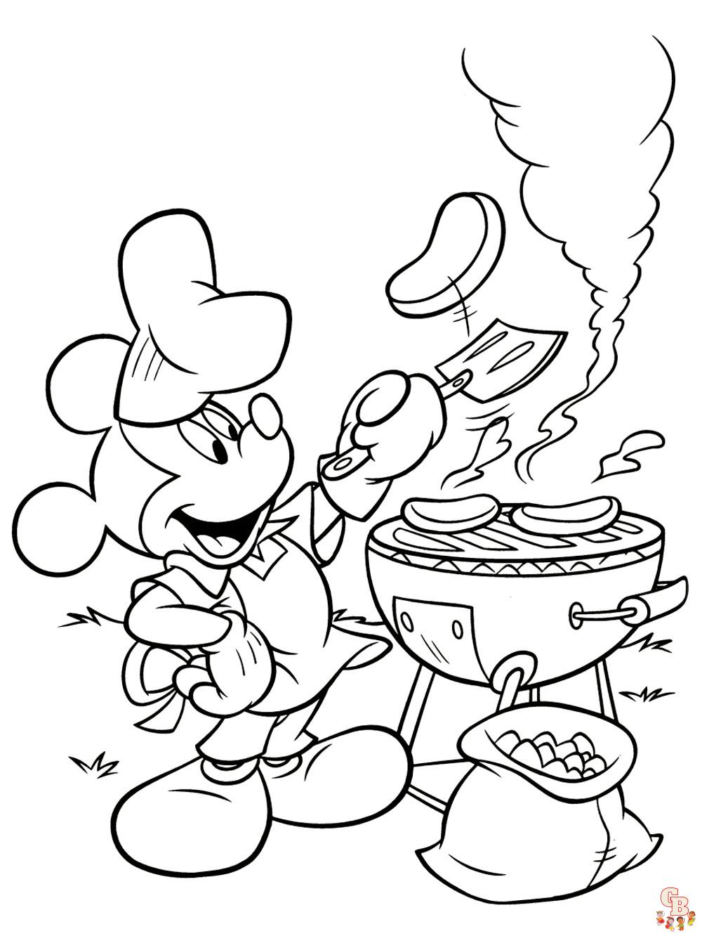 coloriage Mickey Mouse