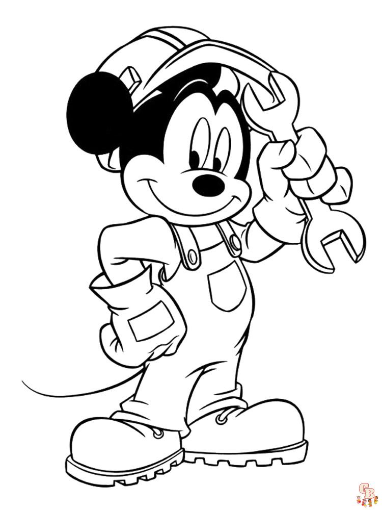 coloriage Mickey Mouse