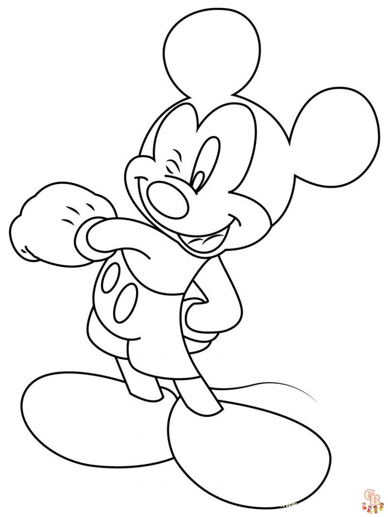 coloriage Mickey Mouse