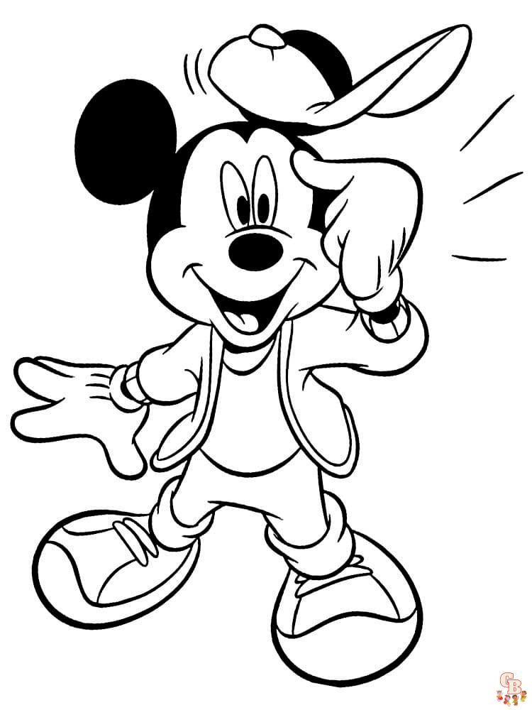 coloriage Mickey Mouse