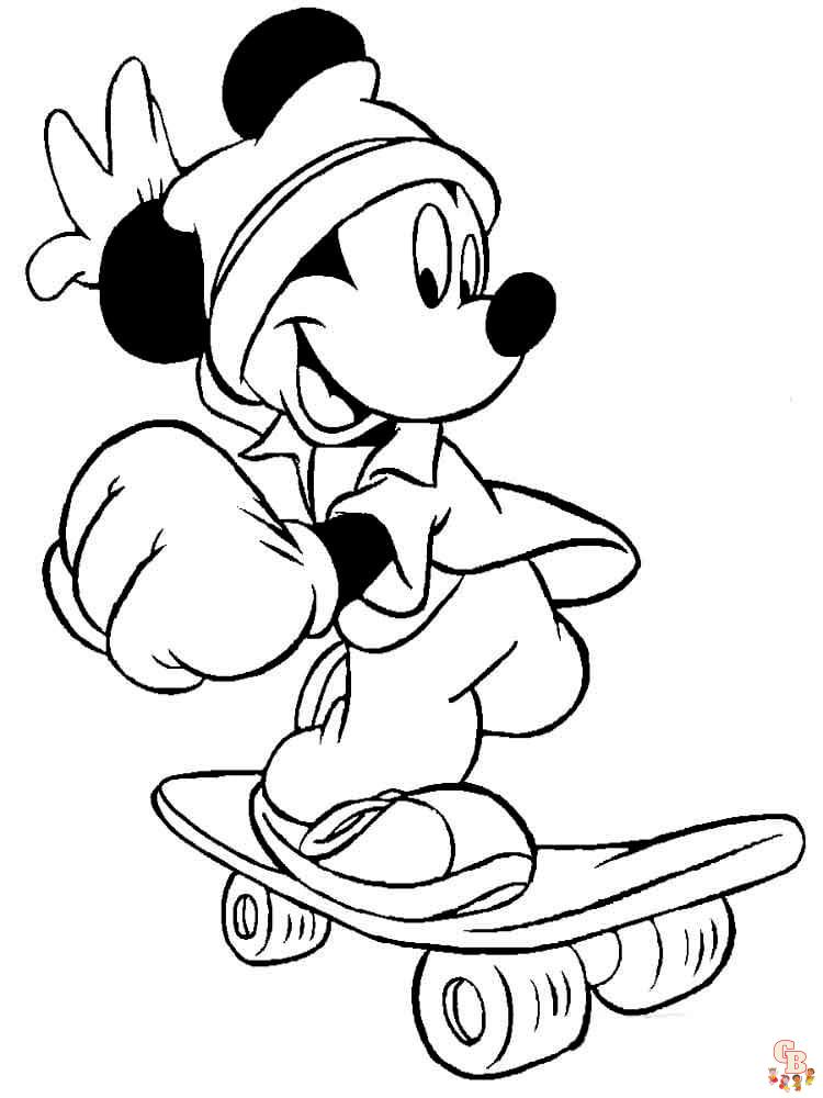 coloriage Mickey Mouse