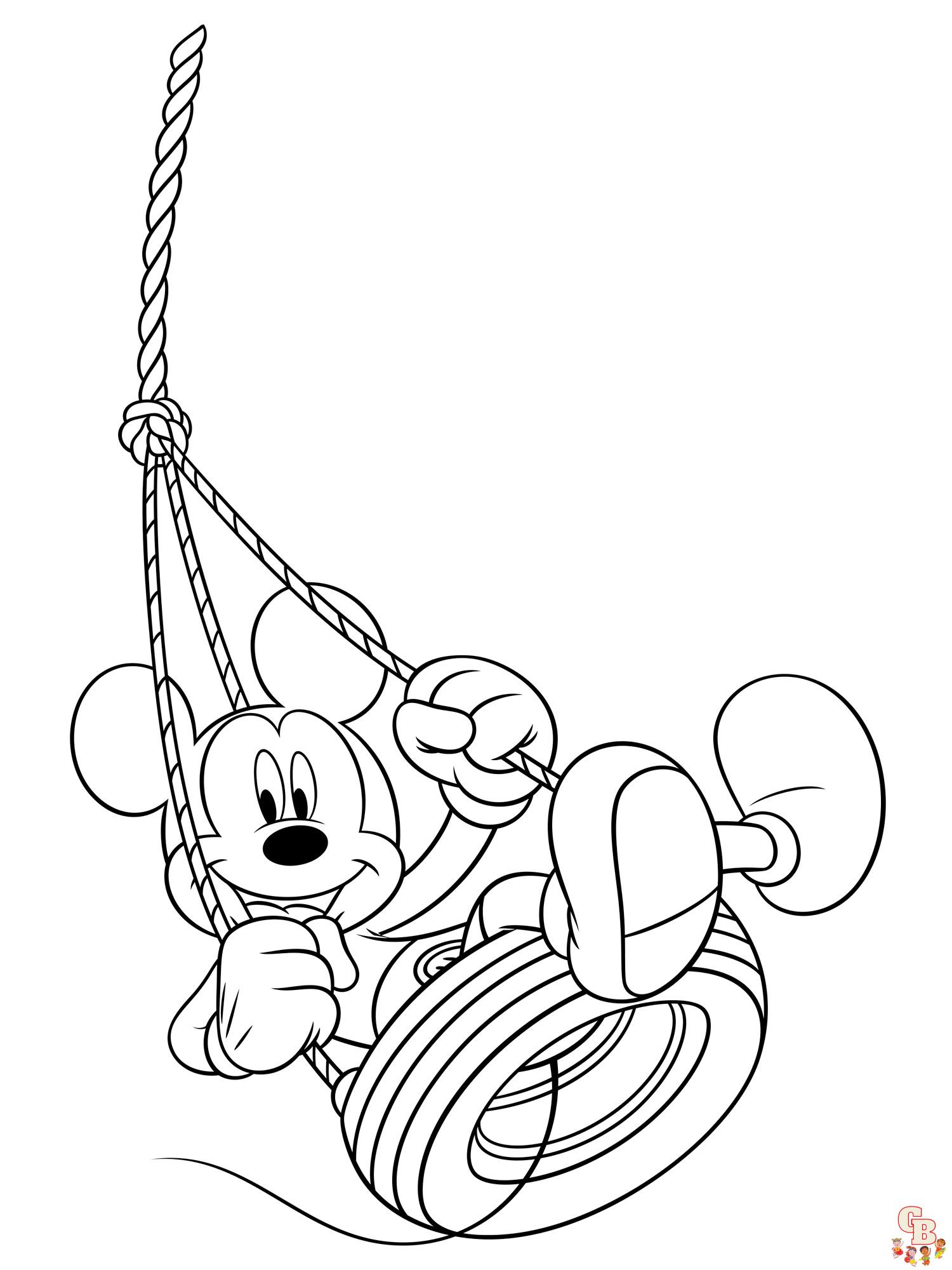 coloriage Mickey Mouse