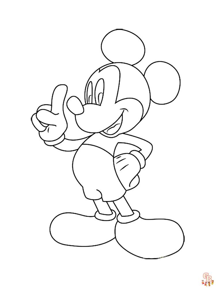 coloriage Mickey Mouse