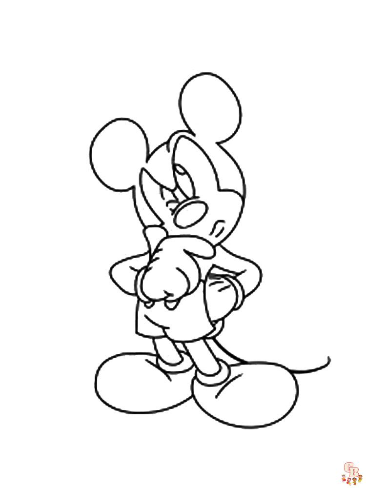 coloriage Mickey Mouse