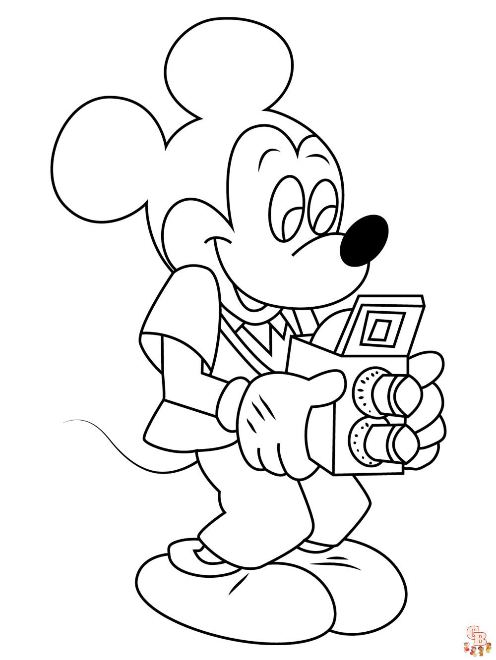 coloriage Mickey Mouse