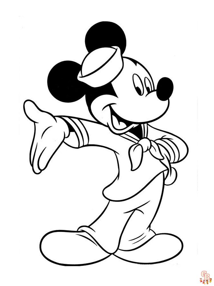 coloriage Mickey Mouse