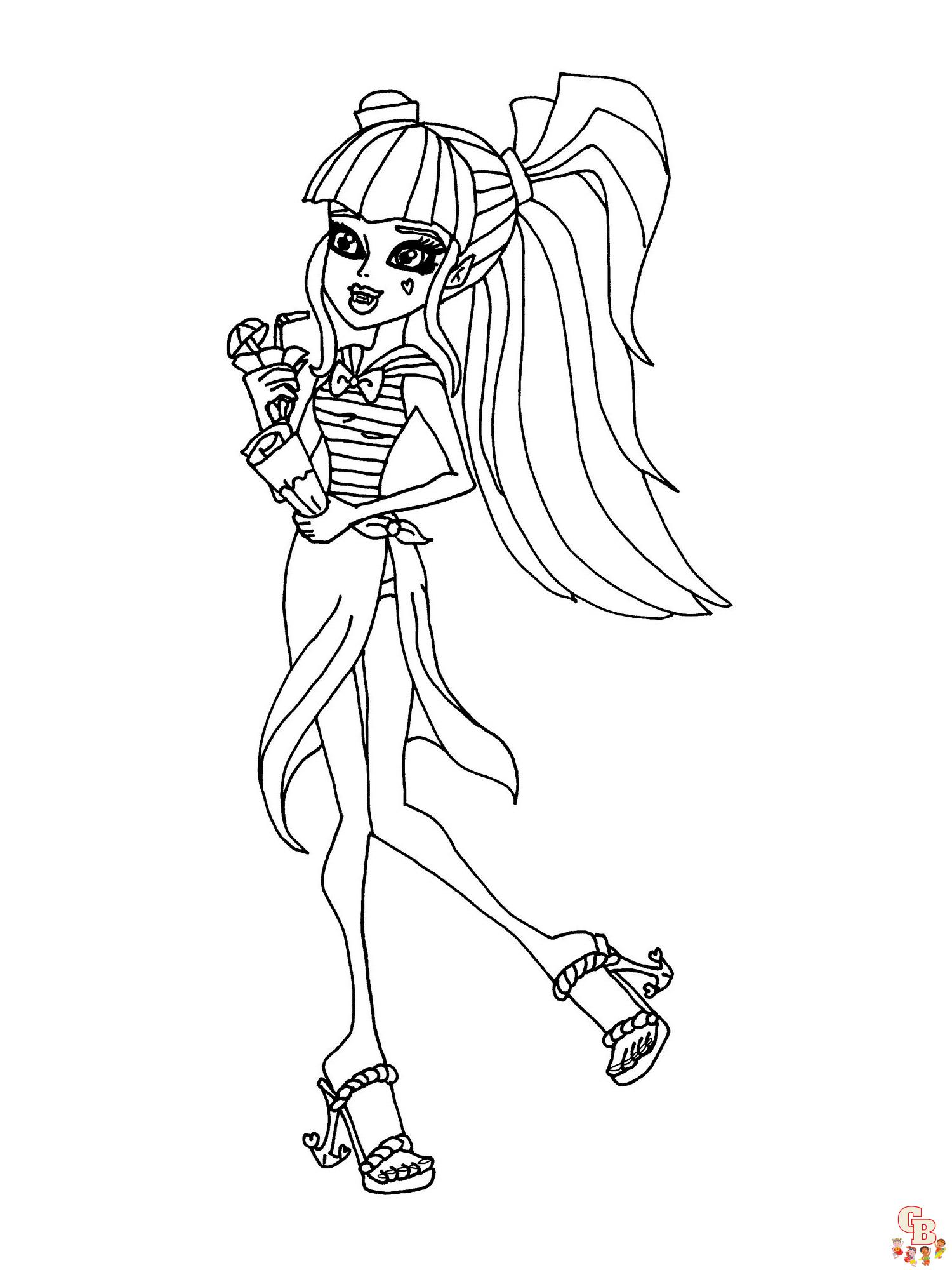 coloriage Monster High