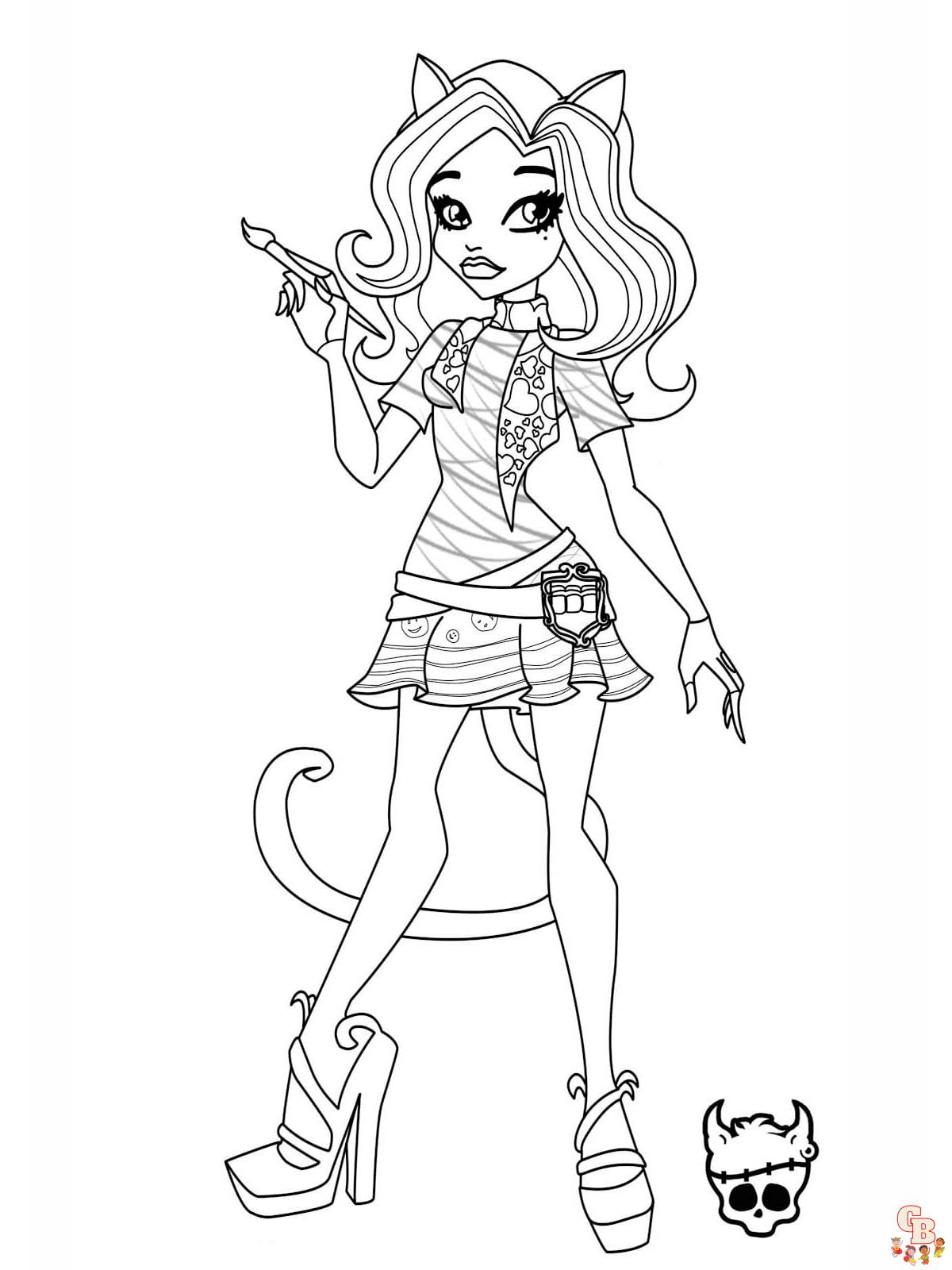 coloriage Monster High