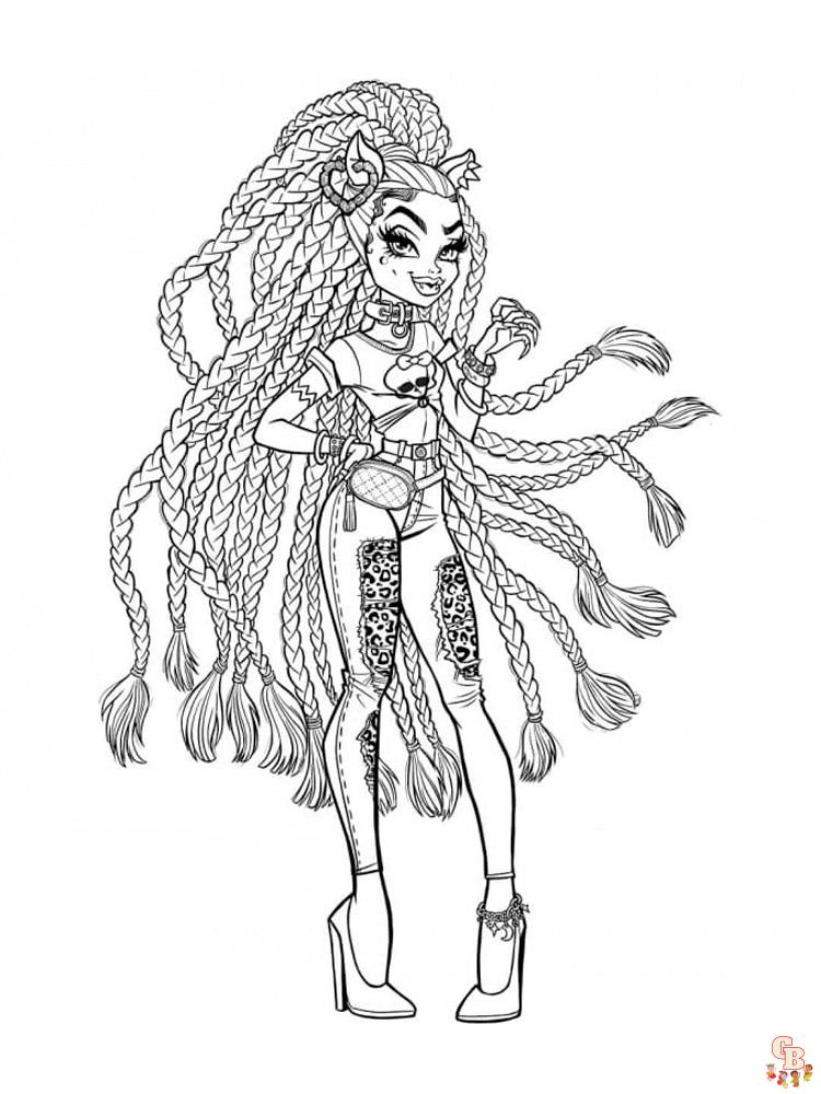 coloriage Monster High