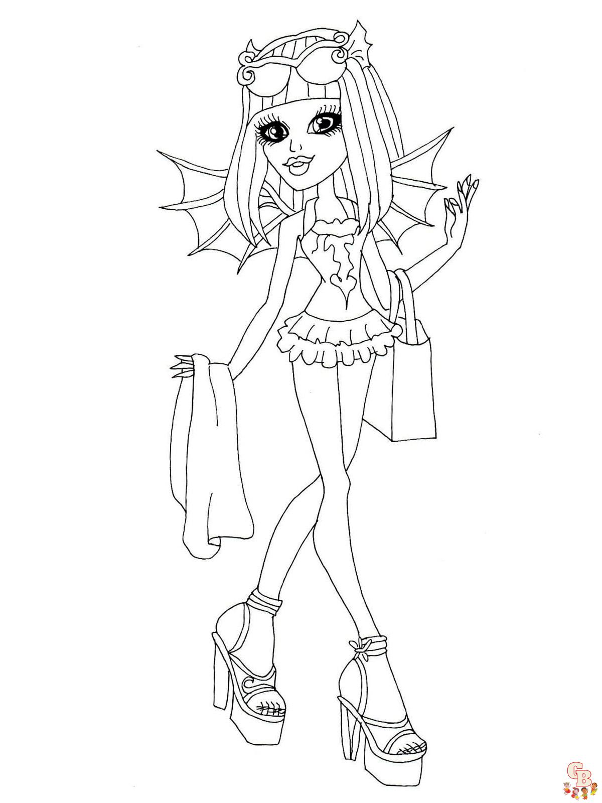 coloriage Monster High