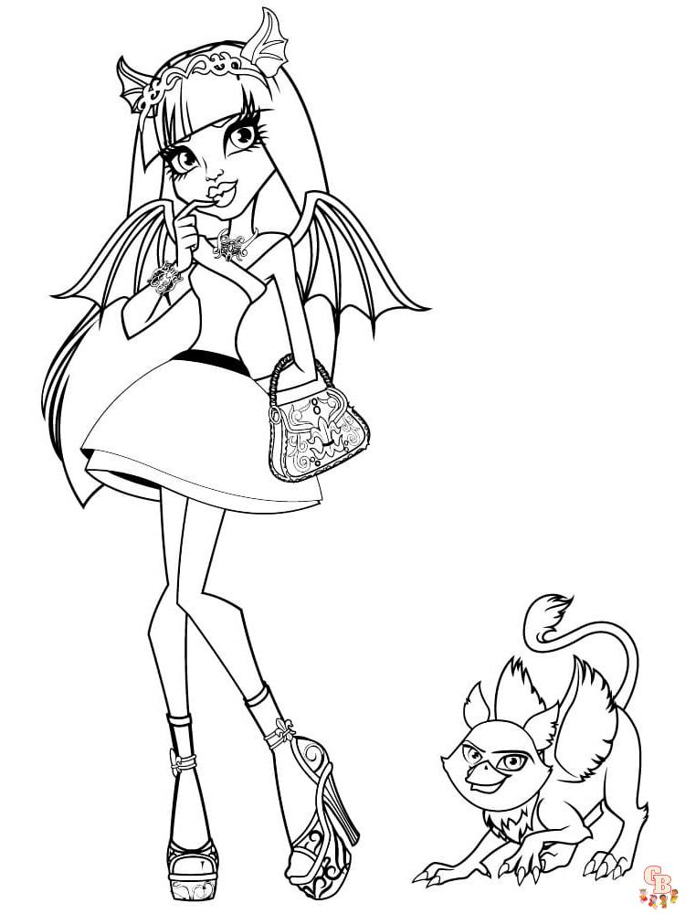 coloriage Monster High