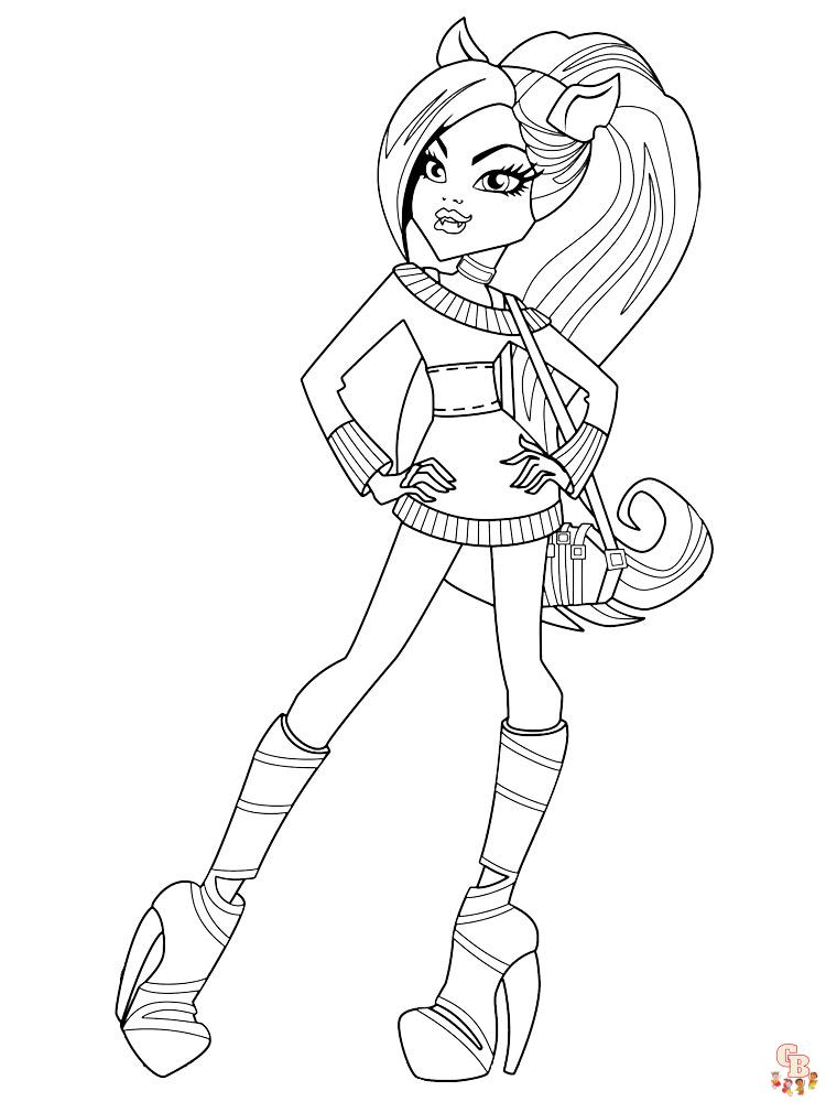 coloriage Monster High