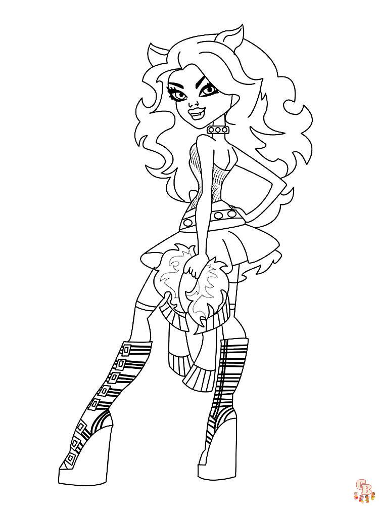 coloriage Monster High