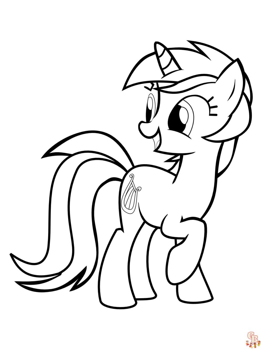 coloriage My Little Pony