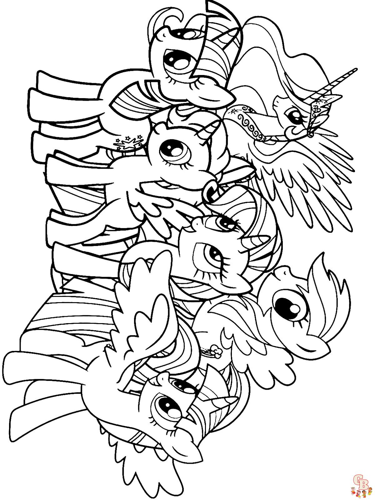 coloriage My Little Pony