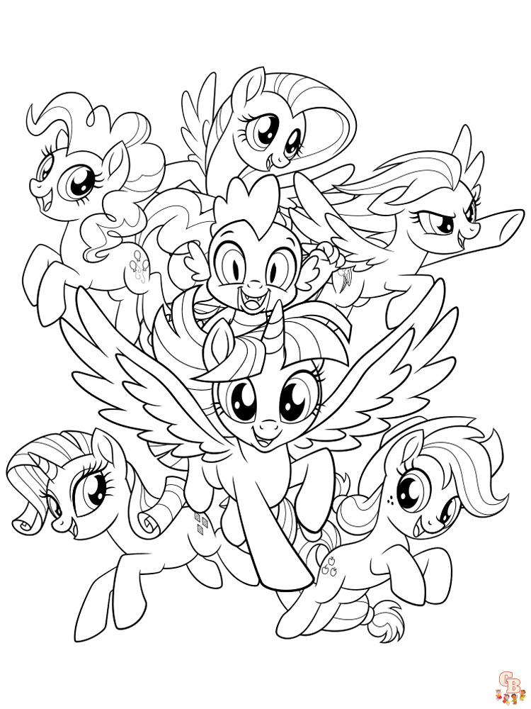 coloriage My Little Pony