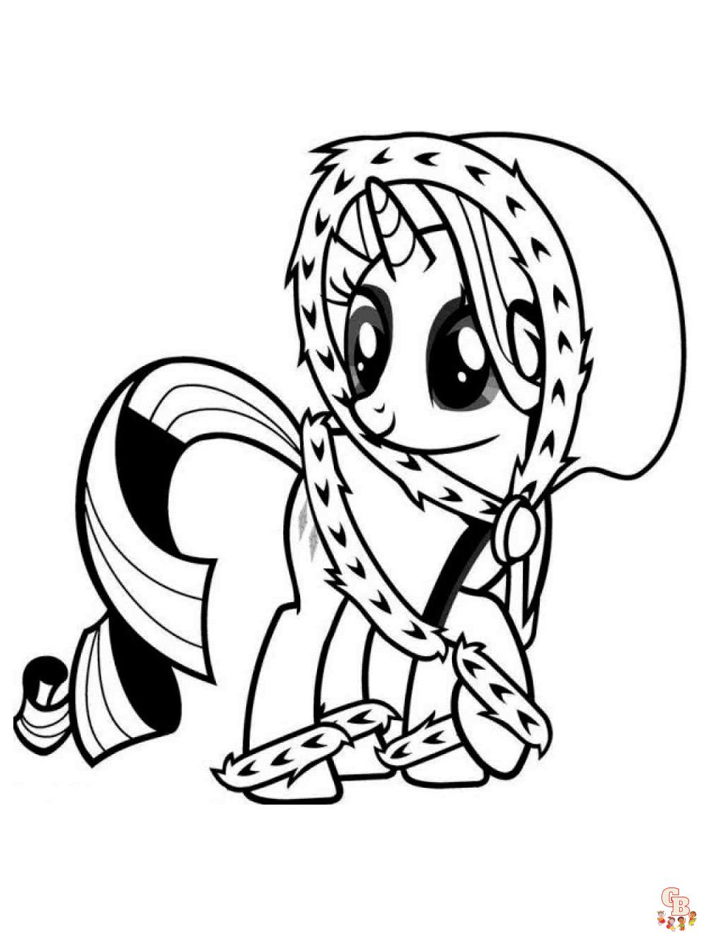 coloriage My Little Pony