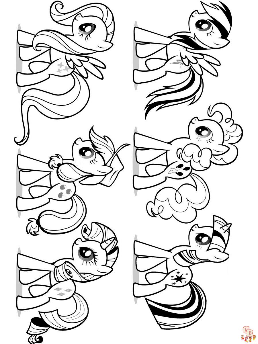 coloriage My Little Pony