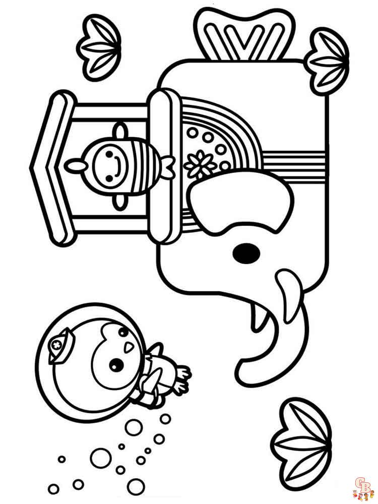 coloriage Octonautes