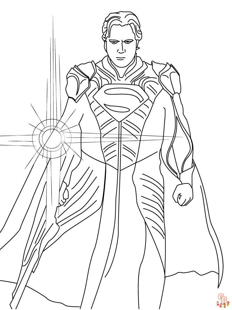 coloriage Superman