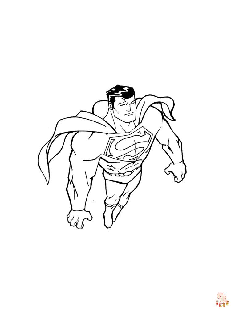 coloriage Superman