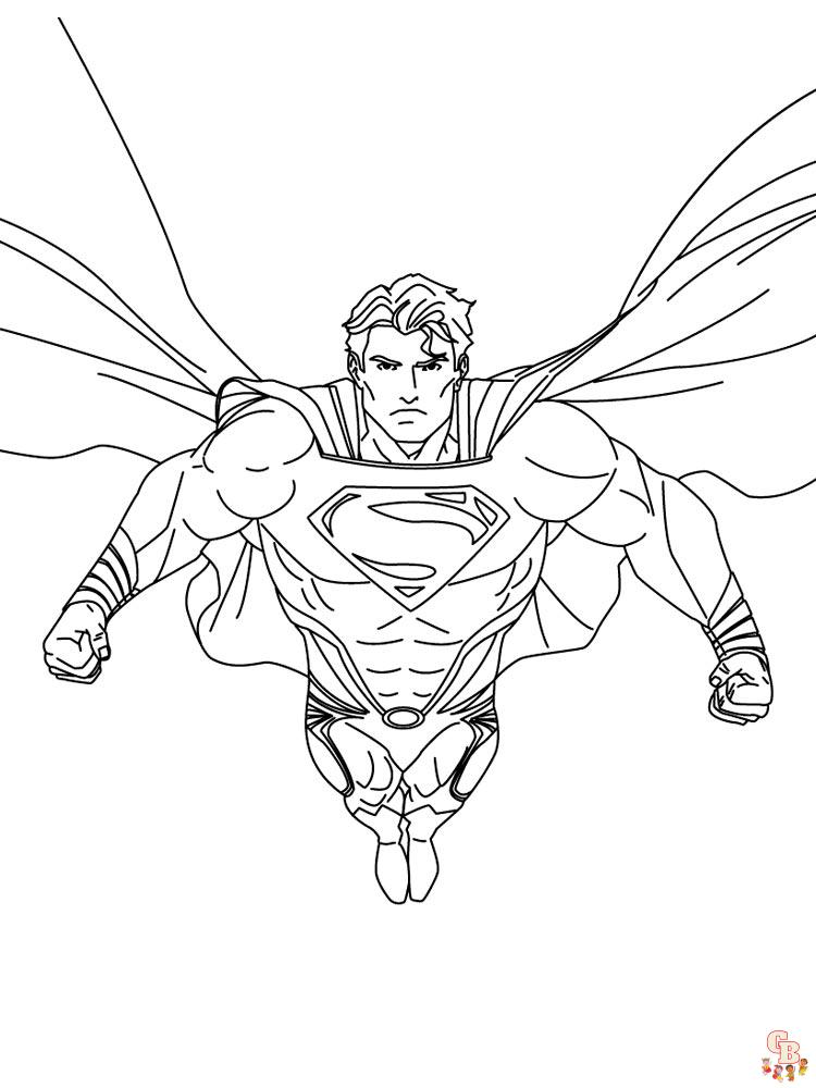 coloriage Superman