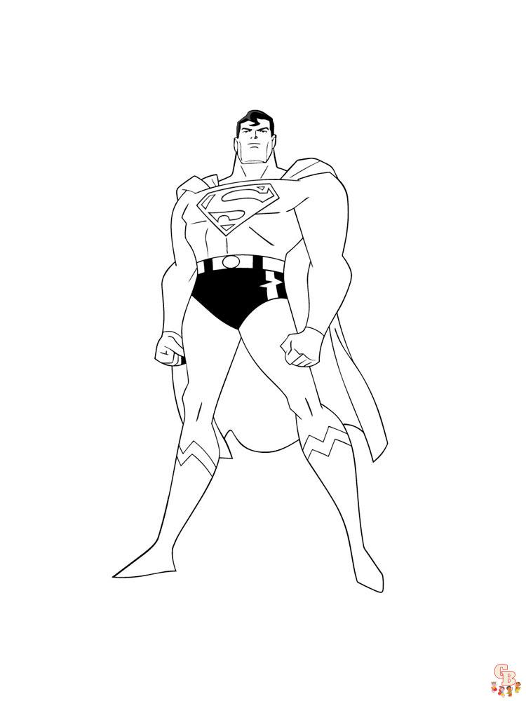 coloriage Superman