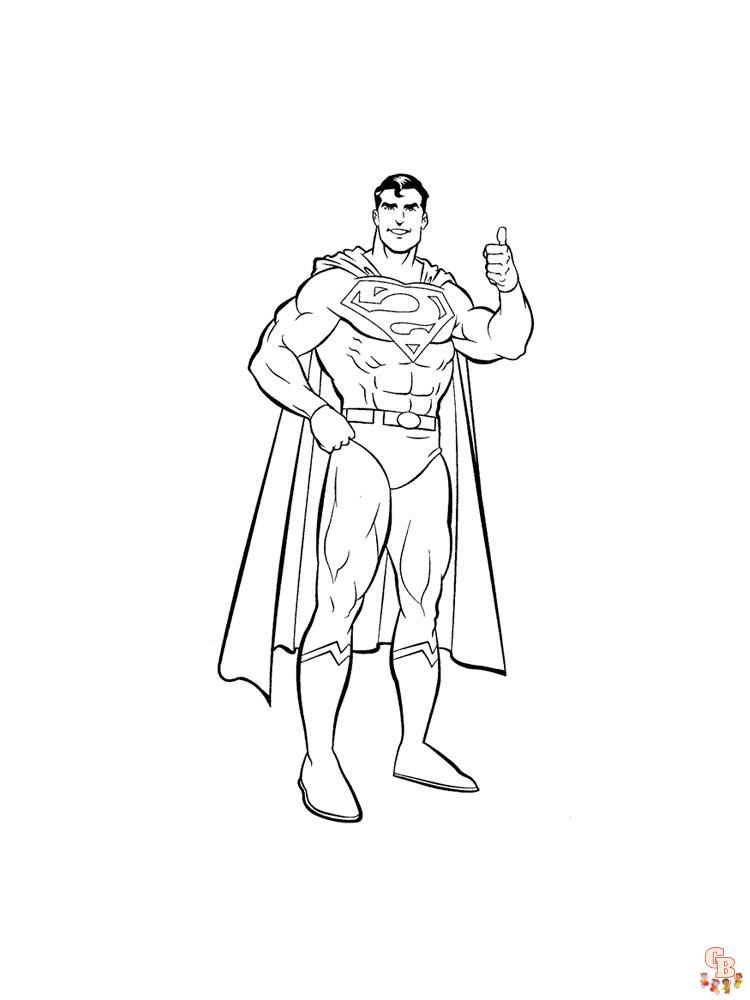 coloriage Superman