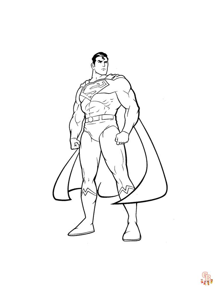 coloriage Superman