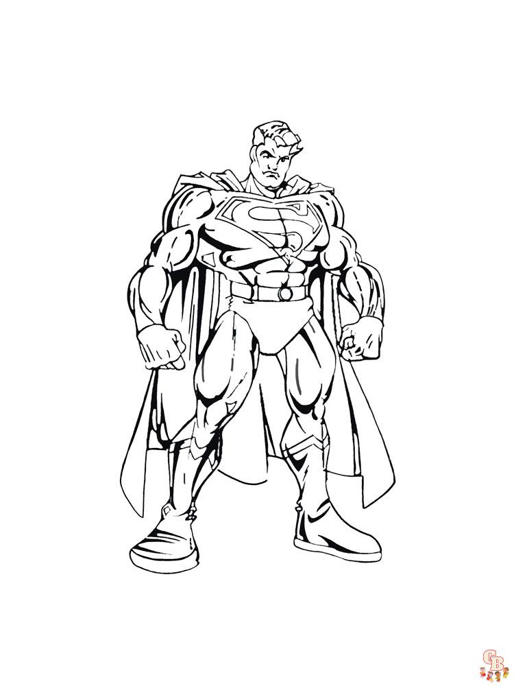 coloriage Superman