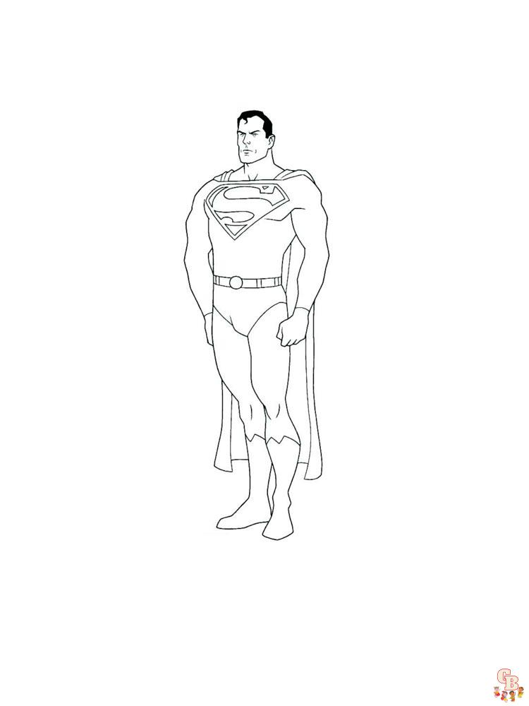 coloriage Superman