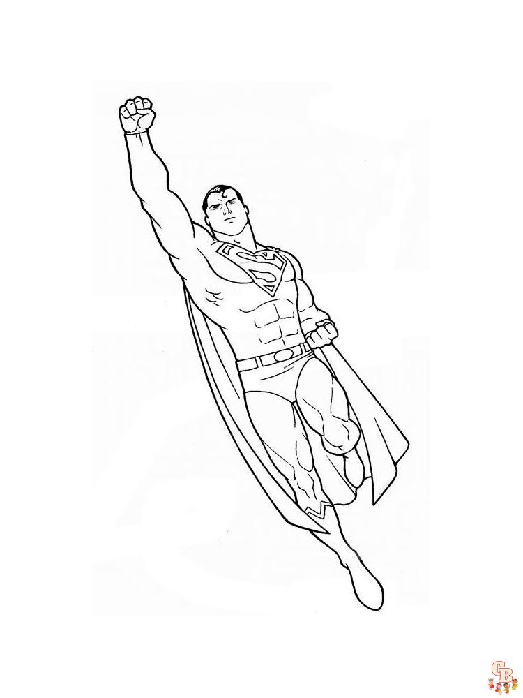 coloriage Superman