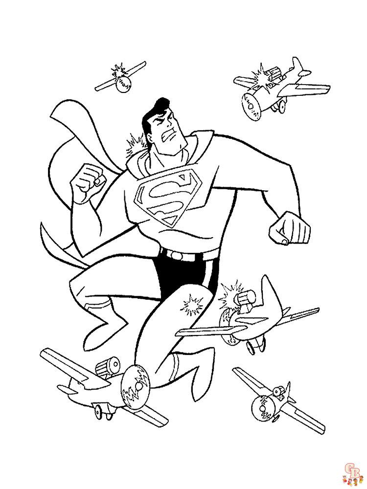 coloriage Superman