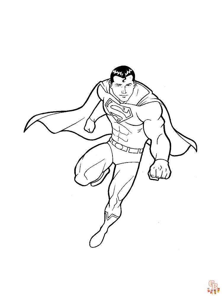 coloriage Superman