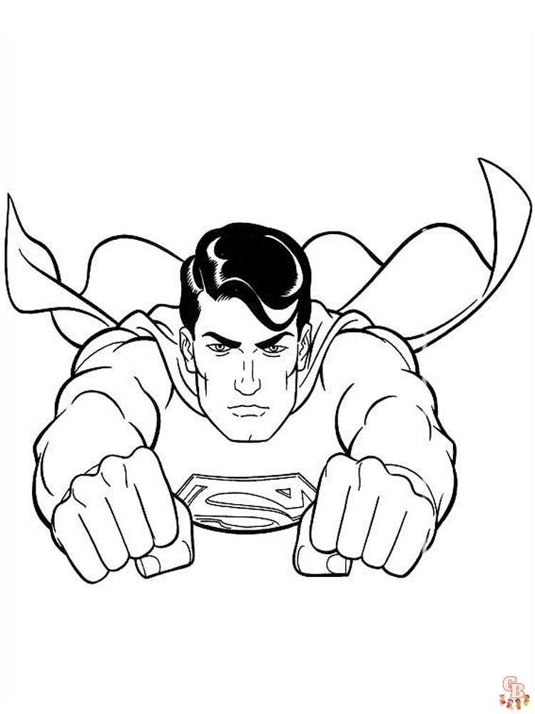 coloriage Superman