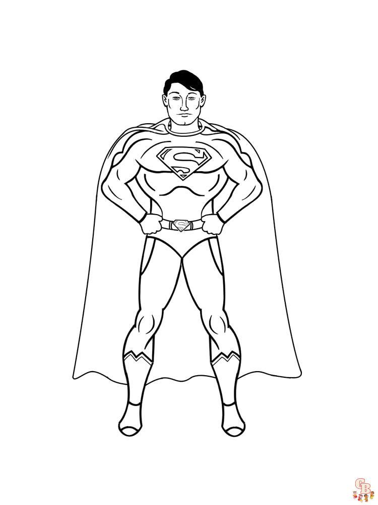 coloriage Superman